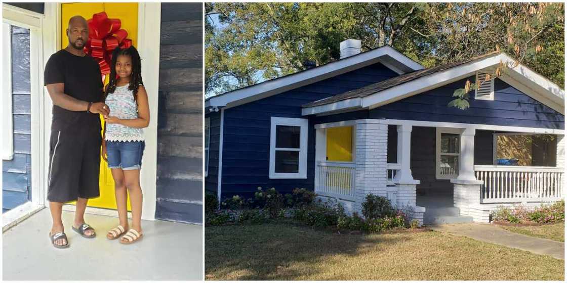 Man surprises his 13-year-old daughter with a new house on her birthday, photos causes huge stir on social media