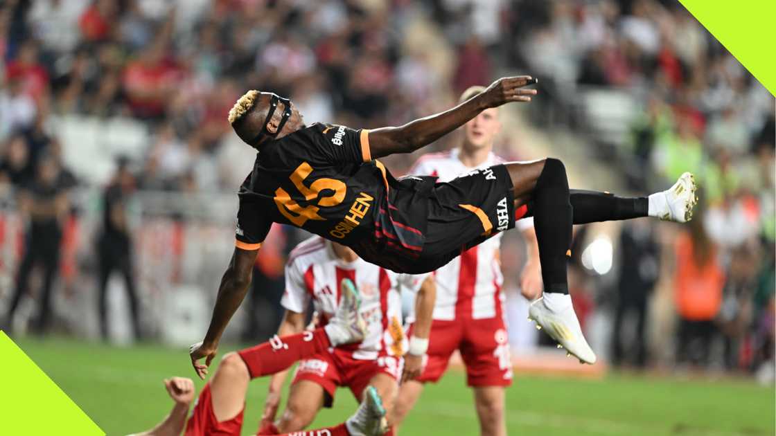 Victor Osimhen scored an overhead kick goal for Galatasaray against Antalyaspor.