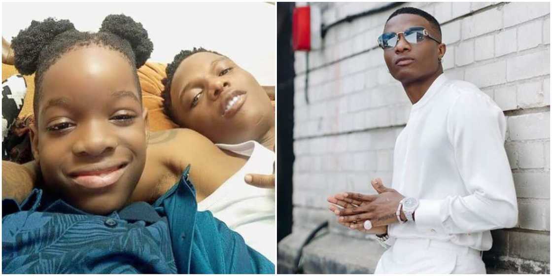 Guess whose dad won a Grammy? Wizkid's first son Tife brags as his father bags first Grammy award Guess whose dad won a Grammy? Wizkid's first son Tife brags as his father bags first Grammy award