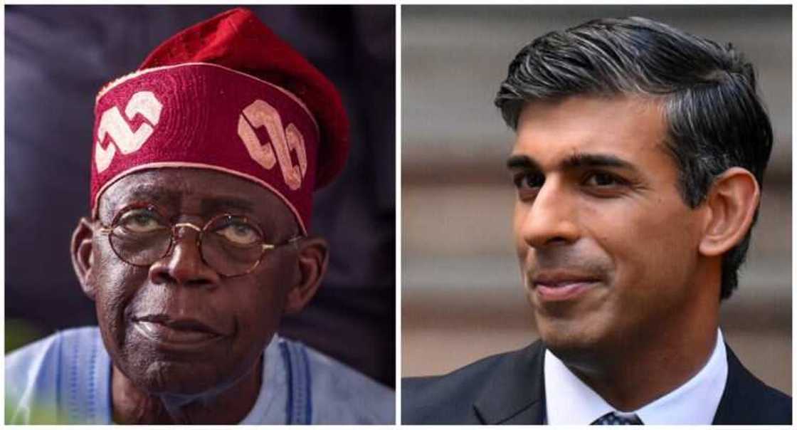 Tinubu da Rishi Sunak Tinubu da Rishi Sunak