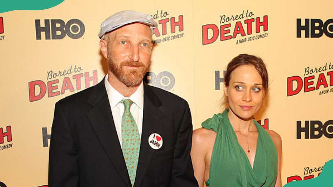 Jonathan Ames and Fiona Apple attend the premiere of a film Jonathan Ames and Fiona Apple attend the premiere of a film