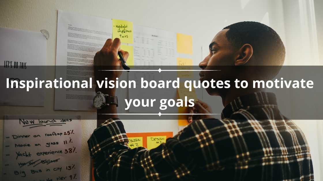 Vision board quotes