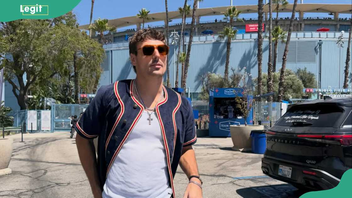 Austin Shepard leaving Dodger Stadium Austin Shepard leaving Dodger Stadium