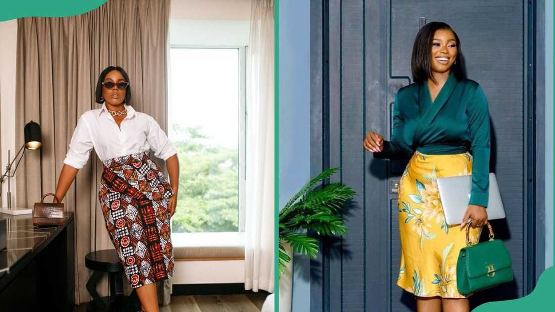 Cute Ankara office wear Cute Ankara office wear