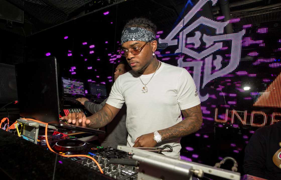 London Holmes, aka London on da Track, performs at The Underground