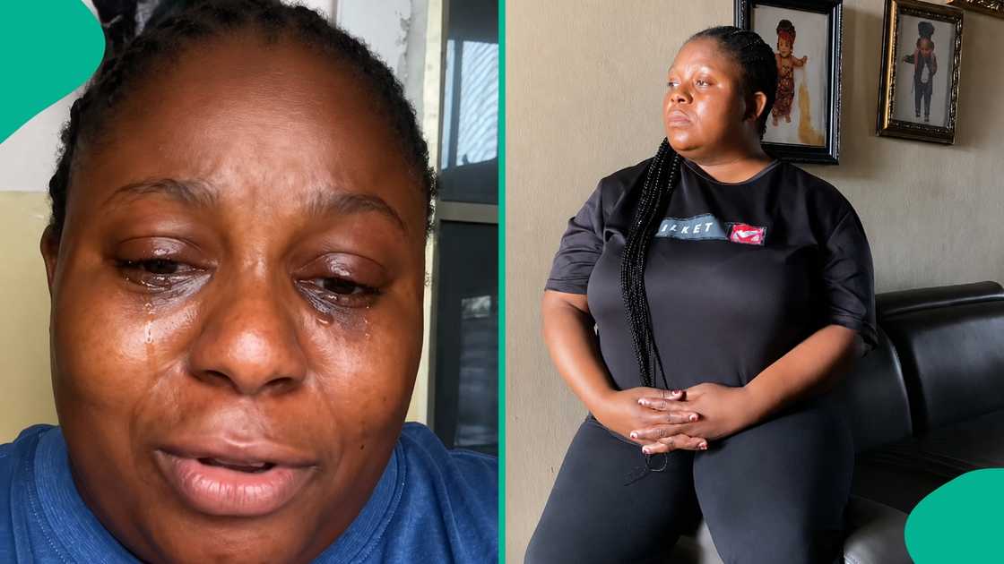 A Nigerian woman broke down in tears after the NRC Ponzi scheme collapsed. A Nigerian woman broke down in tears after the NRC Ponzi scheme collapsed.