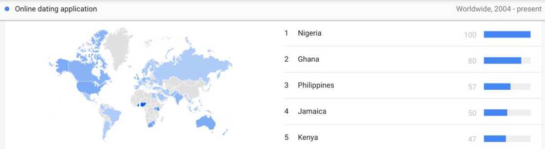 Valentine's Day: Google Trends shows Nigeria leading the way in search for love in 2023