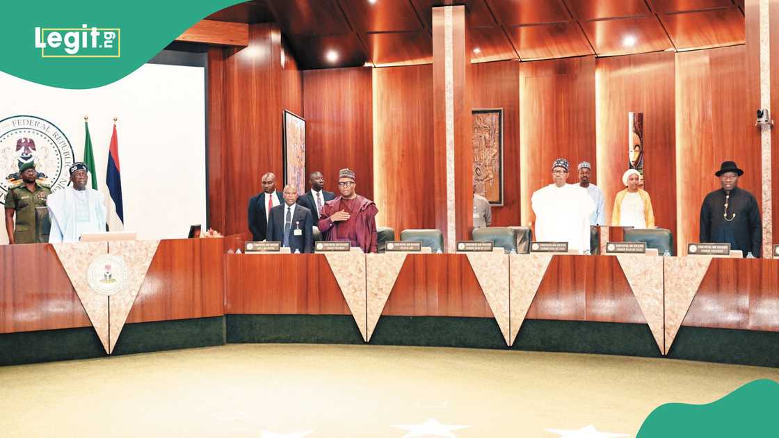 National Council of State passed vote of confidence on President Bola Tinubu's administration. National Council of State passed vote of confidence on President Bola Tinubu's administration.