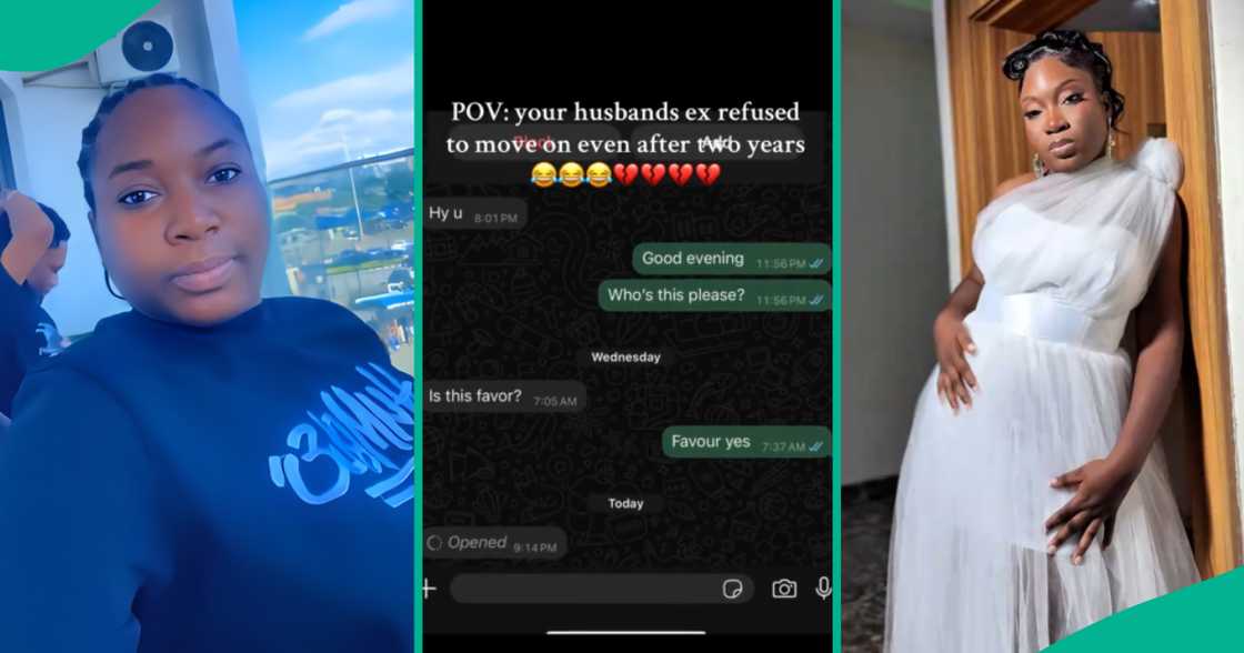 A lady receives an unsolicited message from her husband's ex-girlfriend. A lady receives an unsolicited message from her husband's ex-girlfriend.