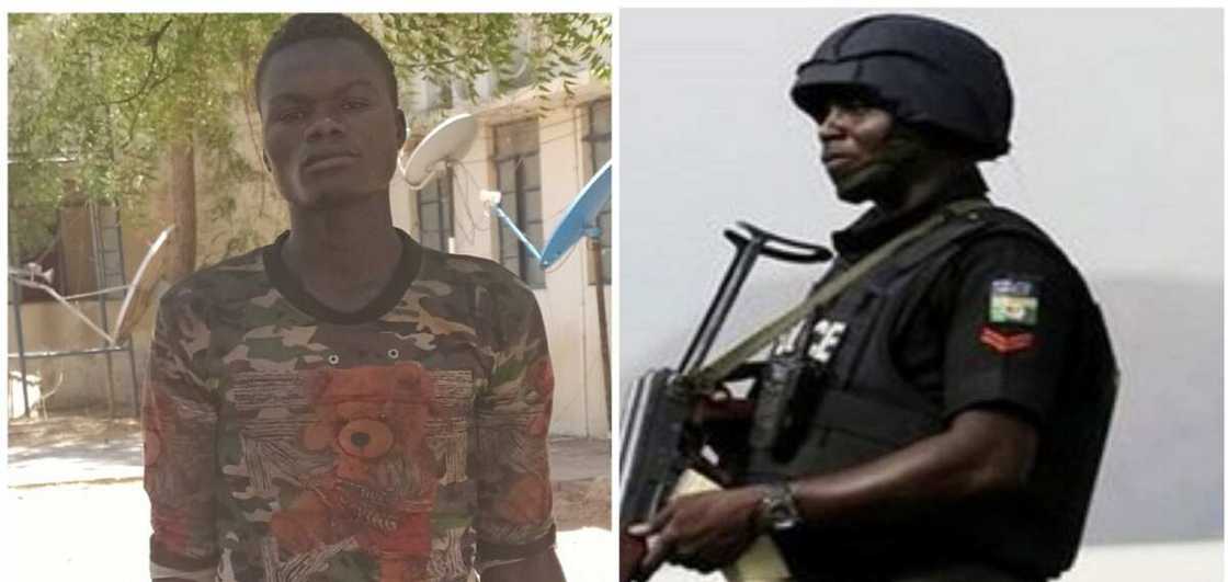 Wanda ake zargi da dan sanda Wanda ake zargi da dan sanda