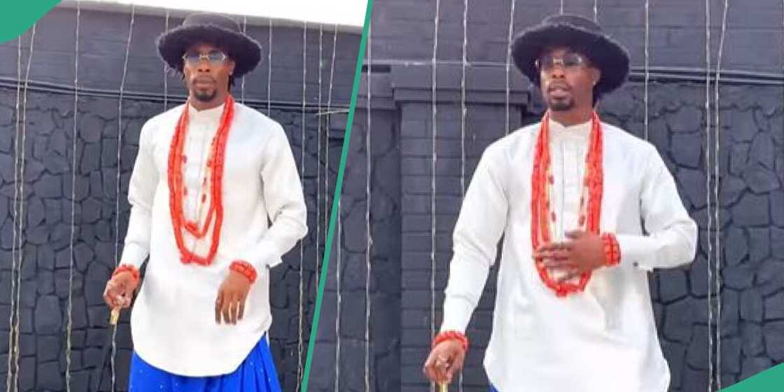 Neo Akpofure in traditional outfits 1 Neo Akpofure in traditional outfits 1