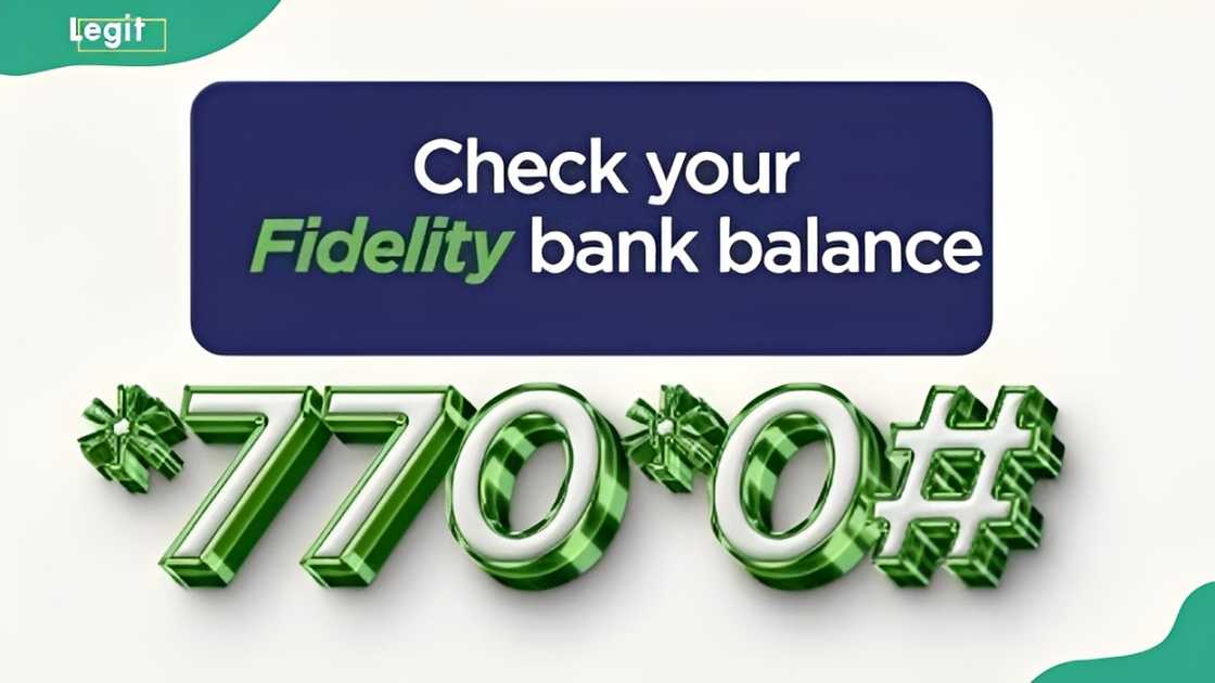 Fidelity Bank account balance USSD