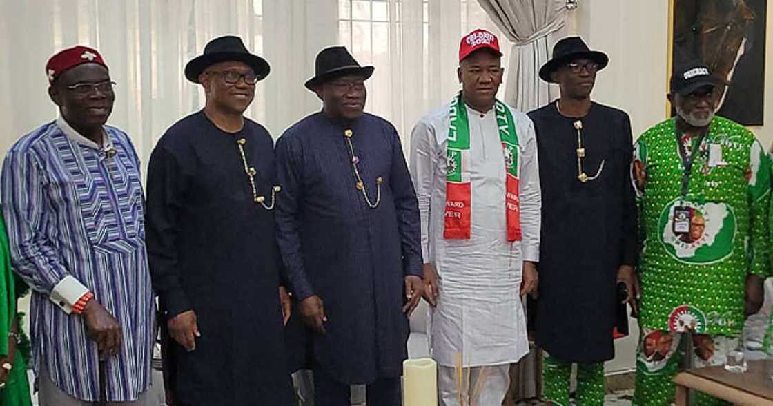 Jonathan da Obi sun gana a jihar Bayelsa Jonathan da Obi sun gana a jihar Bayelsa