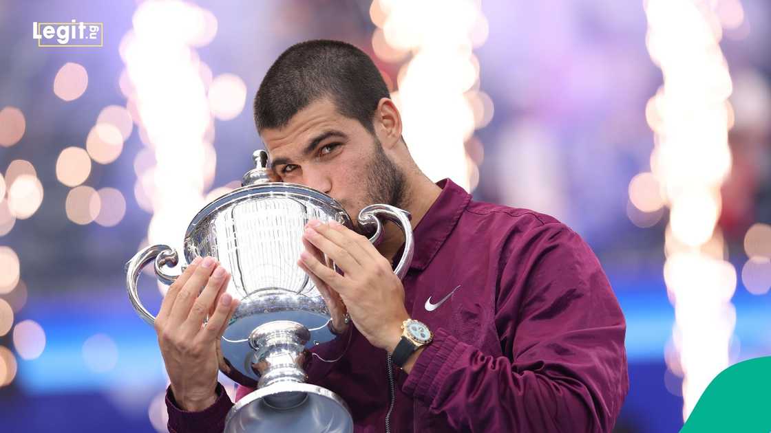 Carlos Alcaraz, Spain, US Open, Jannik Sinner, New York, Tennis. Carlos Alcaraz, Spain, US Open, Jannik Sinner, New York, Tennis.