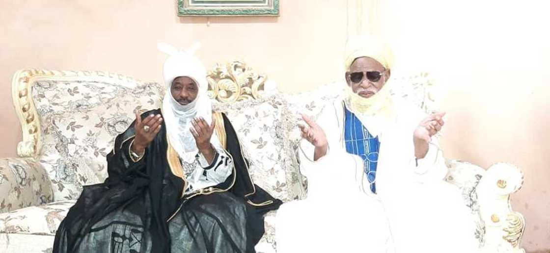 Ana tare: Shehi Dahiru Usman Bauchi ya goga gemu da gemu da Sarkin Kano (Hotuna)