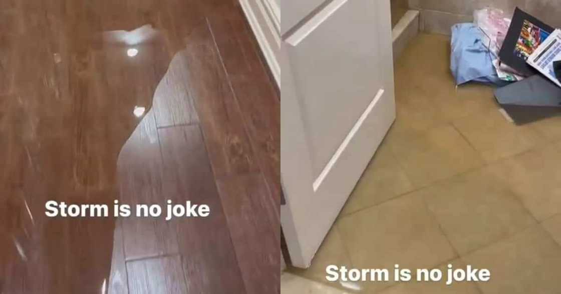 Cardi B's Atlanta home flooded after Hurricane. Cardi B's Atlanta home flooded after Hurricane.