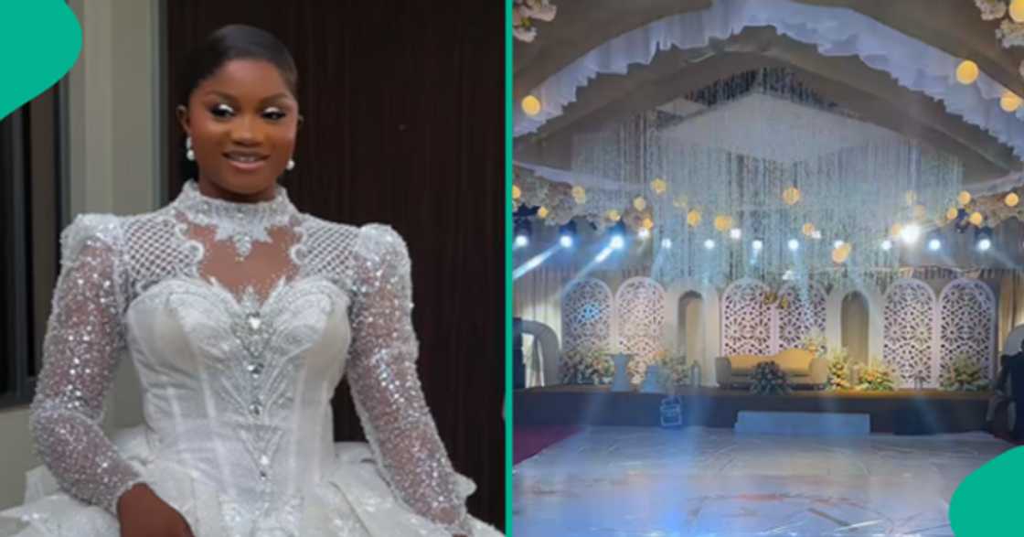 Bride's brother gets emotional after seeing his sister on her wedding day. Bride's brother gets emotional after seeing his sister on her wedding day.