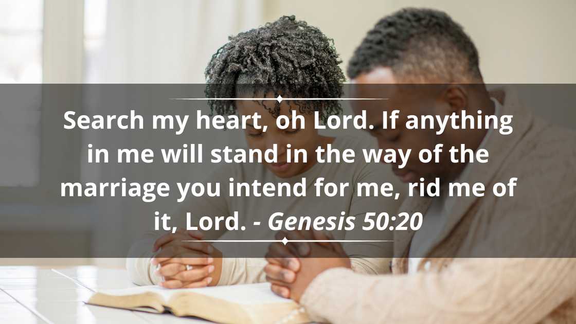 A couple praying