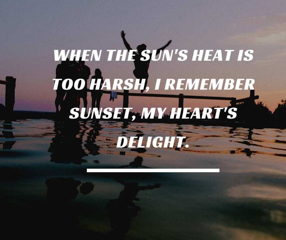 quotes about sunsets quotes about sunsets