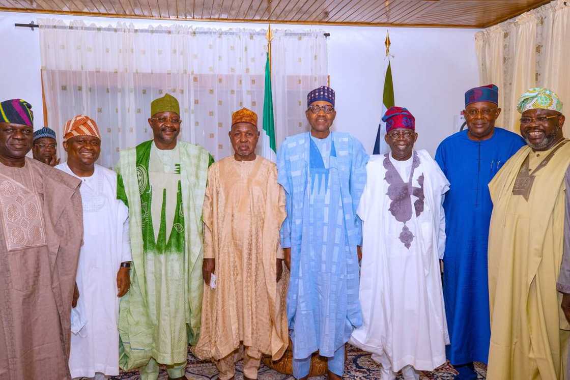 Buhari, Tinubu and other APC chieftains Buhari, Tinubu and other APC chieftains