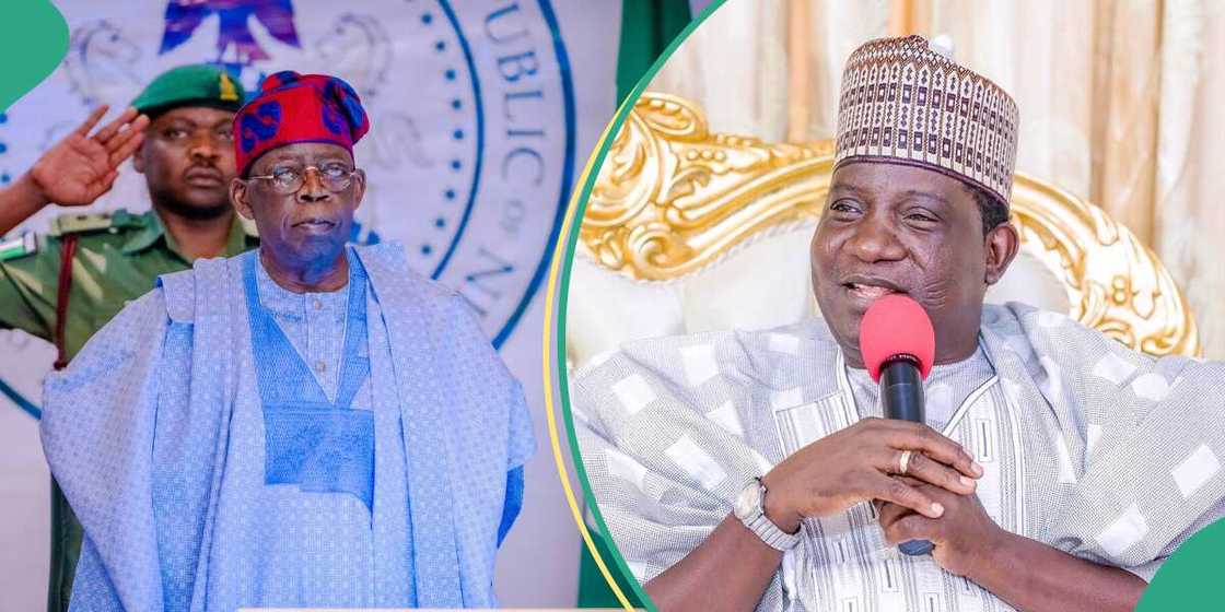 Lalong served under Tinubu in the build up to the 2023 presidential poll Lalong served under Tinubu in the build up to the 2023 presidential poll