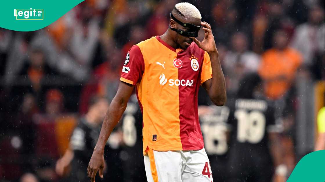 Victor Osimhen of Galatasaray sad. Photo by Gerrit van Keulen