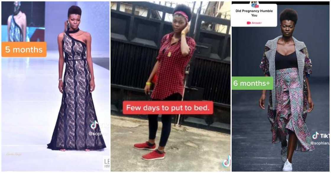 Sophia Rufai, model, pregnant lady with flat tummy Sophia Rufai, model, pregnant lady with flat tummy