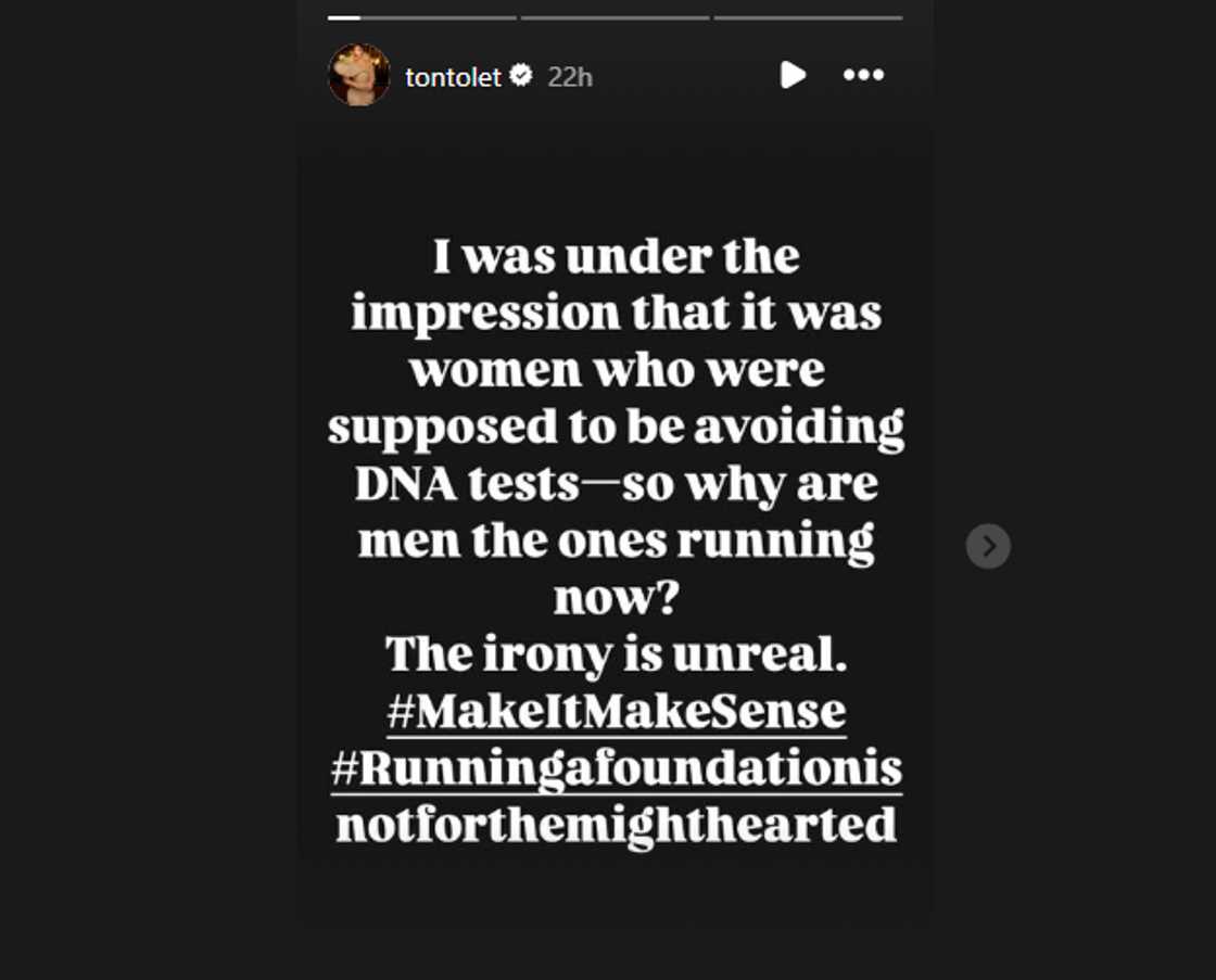 Tonto Dikeh allegedly shades Cubana Chiefpriest for avoiding DNA test with alleged Kenyan baby mama. Tonto Dikeh allegedly shades Cubana Chiefpriest for avoiding DNA test with alleged Kenyan baby mama.