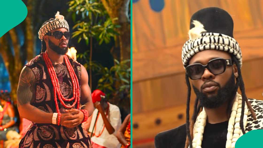 Flavour jumps on Odogwu Paranran and Achalugo trend. Flavour jumps on Odogwu Paranran and Achalugo trend.