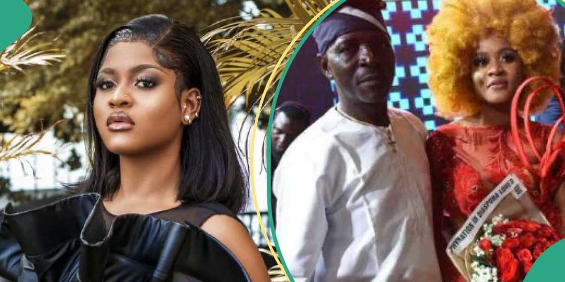 BBNaija star Phyna and her dad BBNaija star Phyna and her dad