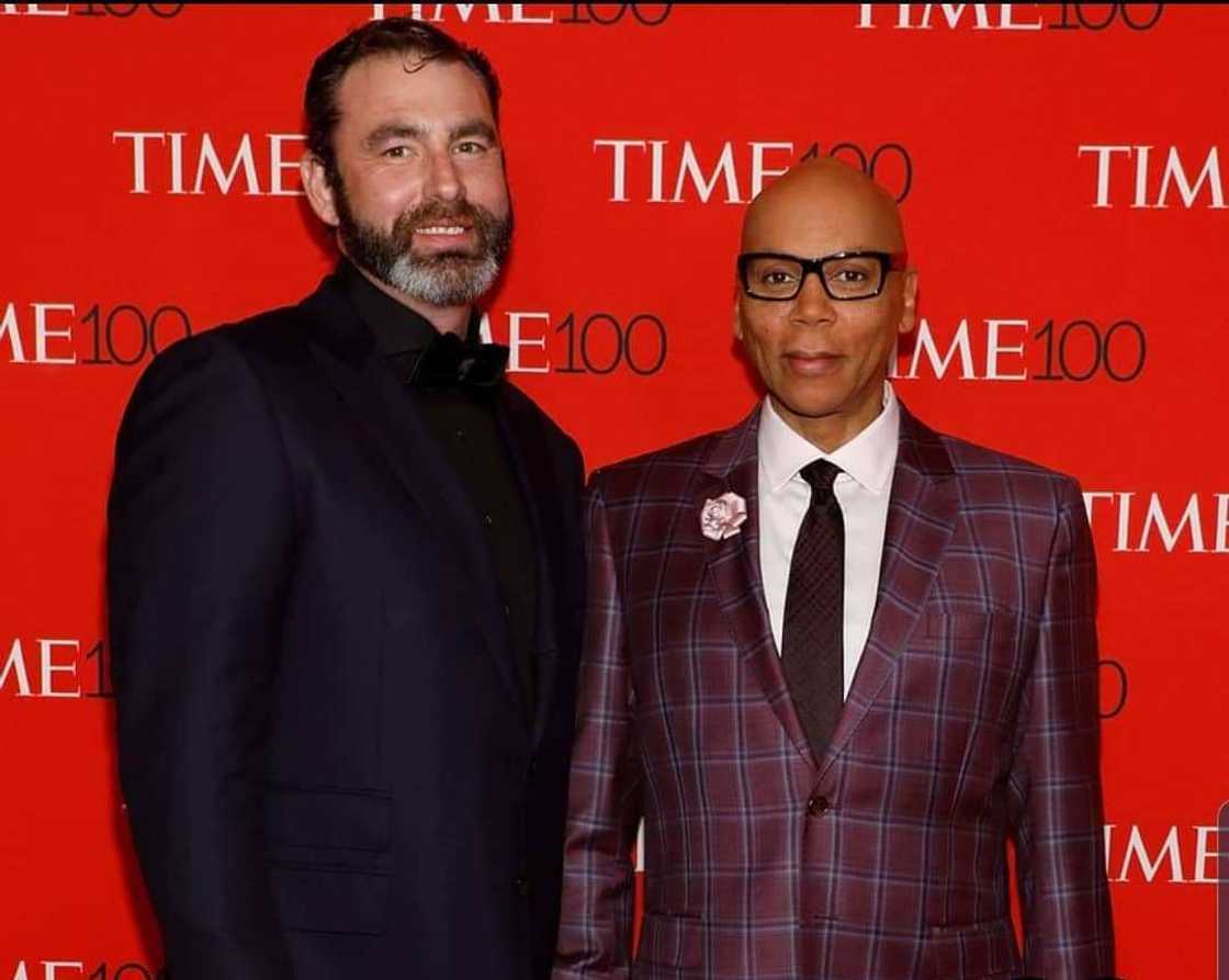 How long has RuPaul been with his husband?