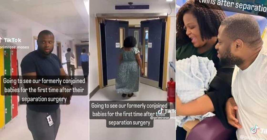Parents of conjoined twins see their babies after separation surgery Parents of conjoined twins see their babies after separation surgery