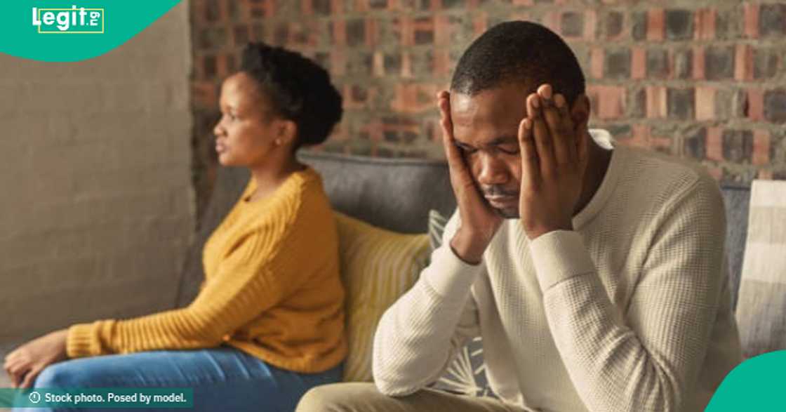 Wife expresses displeasure over her husband's carefree attitude.