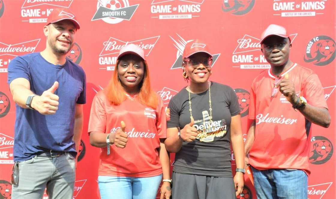 Terry, Carlos, Thrill Nigerian Football Fans at Budweiser Game of Kings Terry, Carlos, Thrill Nigerian Football Fans at Budweiser Game of Kings