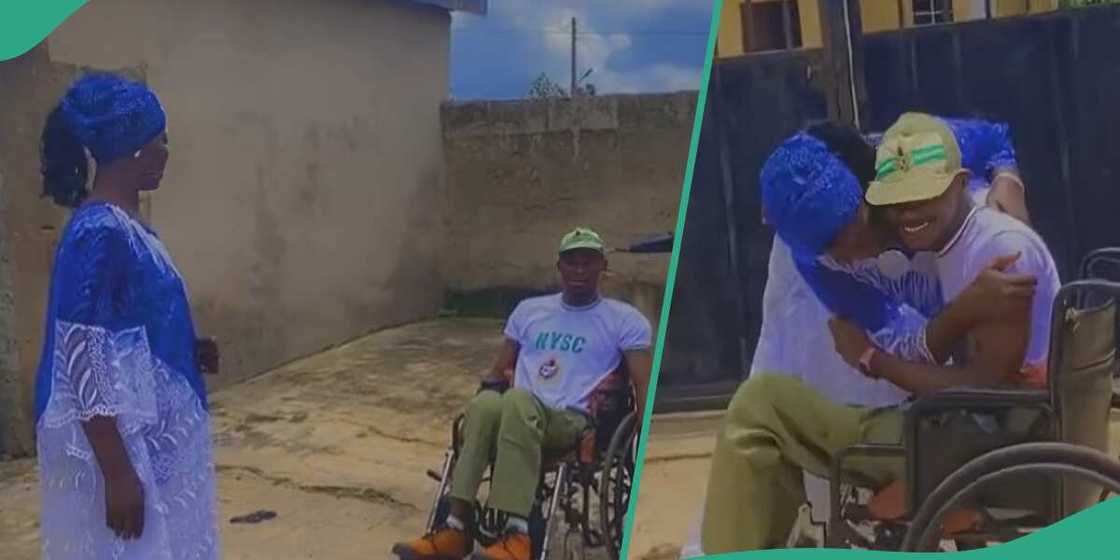 Nigerian corper salutes mom after graduating Nigerian corper salutes mom after graduating