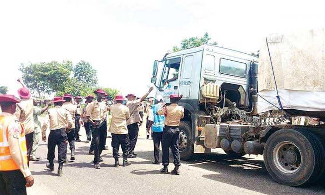 FRSC a bakin aiki FRSC a bakin aiki