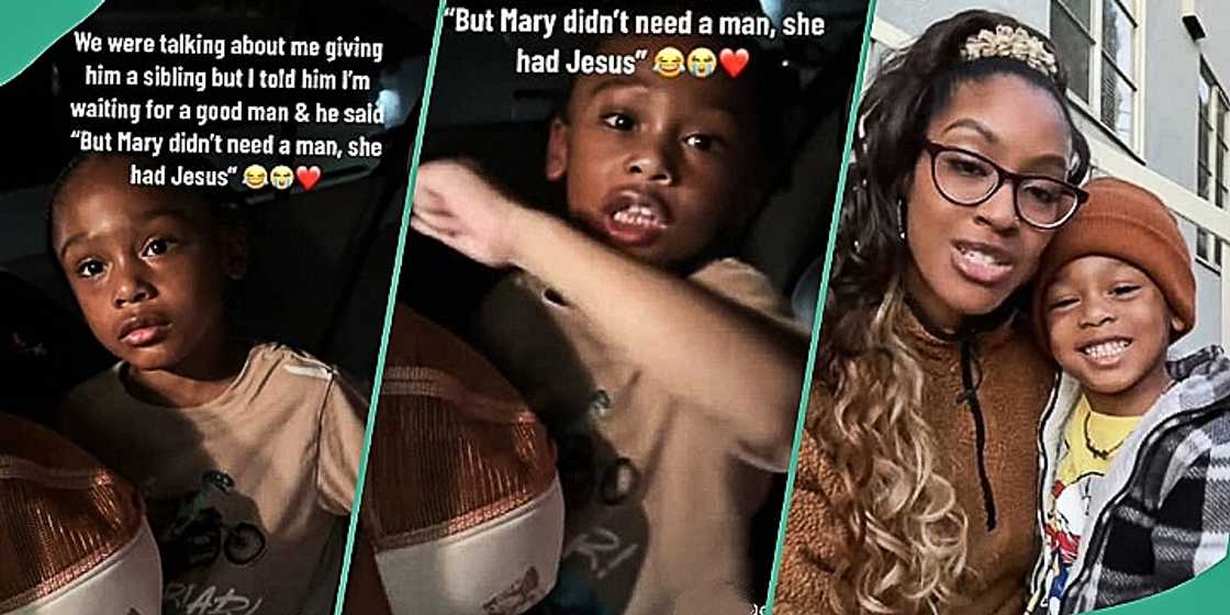 Little boy's smart conversation with his mother goes viral