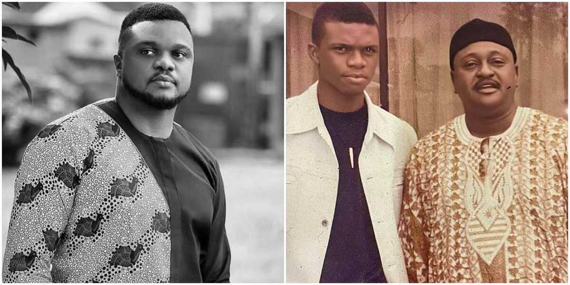 Actor Ken Erics with Jide Kosoko Actor Ken Erics with Jide Kosoko