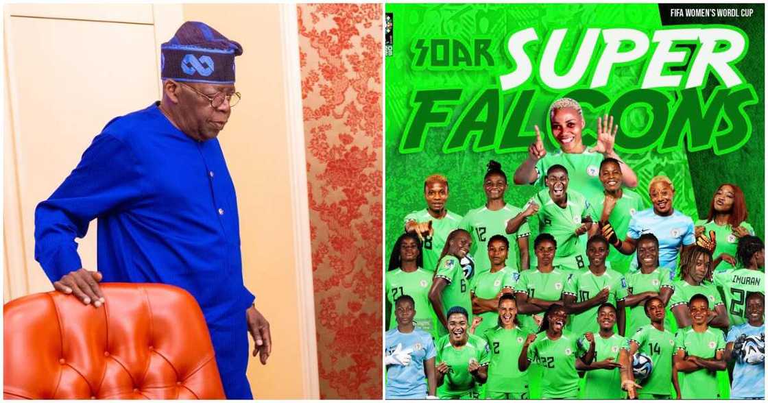 Tinubu Commends Super Falcons Despite Losing to England/ Tinubu proud of Super Falcon's performance