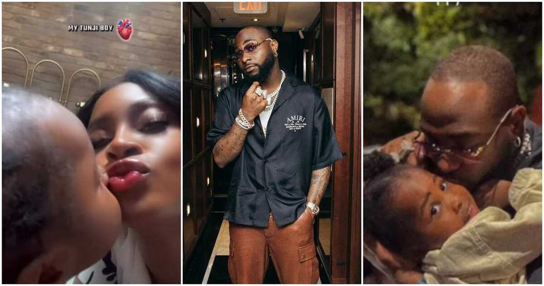 Davido's fourth baby mama Larissa, Davido's son's Yoruba name.