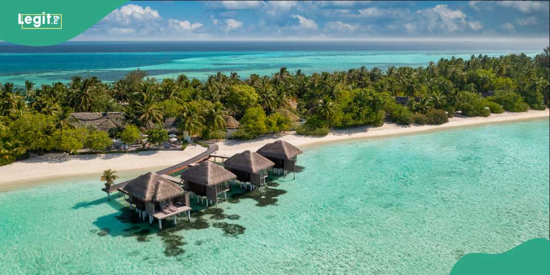 Maldives beach.