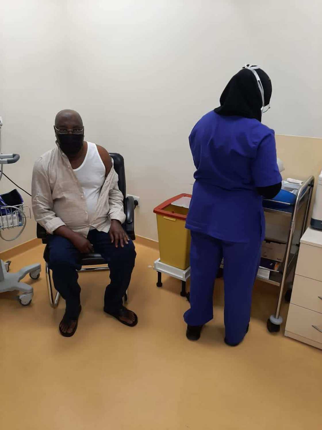 An sake yiwa Atiku rigakafin Korona a karo na biyu An sake yiwa Atiku rigakafin Korona a karo na biyu