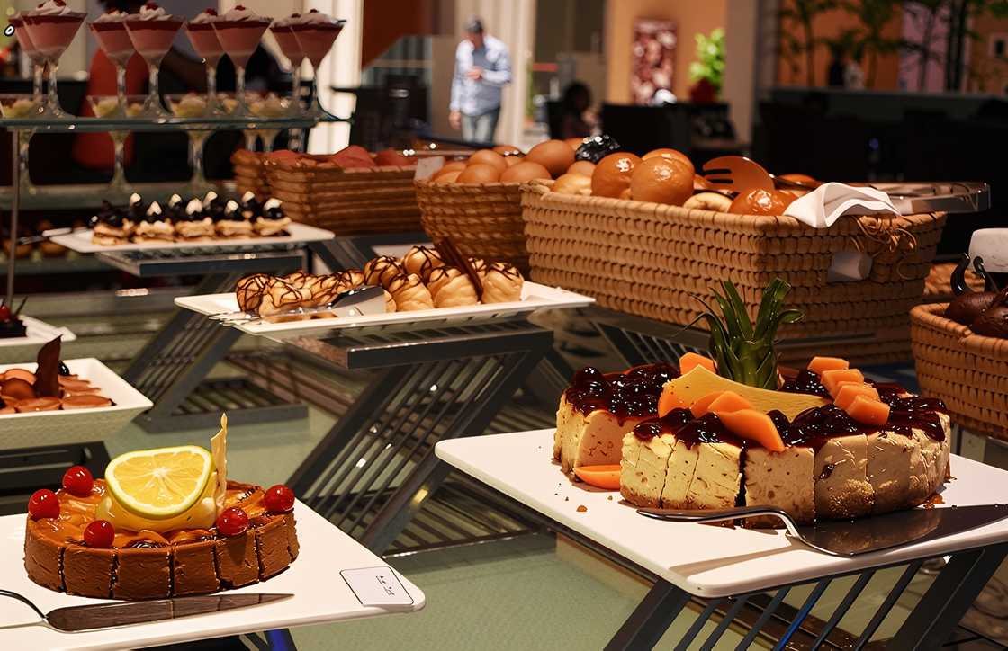 A breakfast spread at Ekaabo Restaurant and Terrace A breakfast spread at Ekaabo Restaurant and Terrace