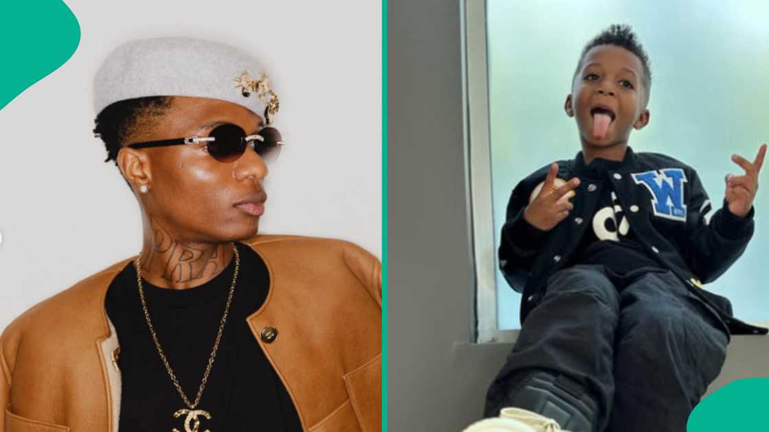 Wizkid's son Zion bags endorsement deal, FC brag.