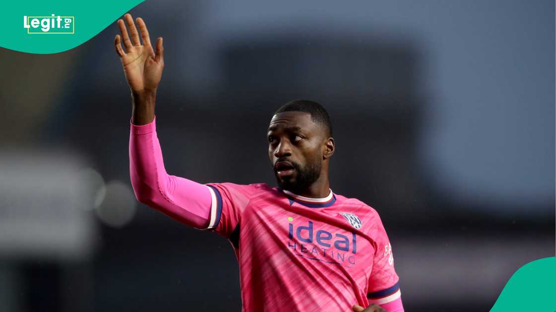 Semi Ajayi, West Bromwich Albion, Millwall, The Den, London, England, EFL Championship. Semi Ajayi, West Bromwich Albion, Millwall, The Den, London, England, EFL Championship.