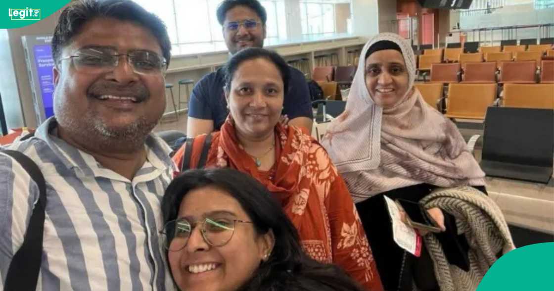 A family of four, including Sayedmiya Inayatali, his wife Nafisabanu, and two children, died after taking a selfie at the airport before boarding the plane. A family of four, including Sayedmiya Inayatali, his wife Nafisabanu, and two children, died after taking a selfie at the airport before boarding the plane.
