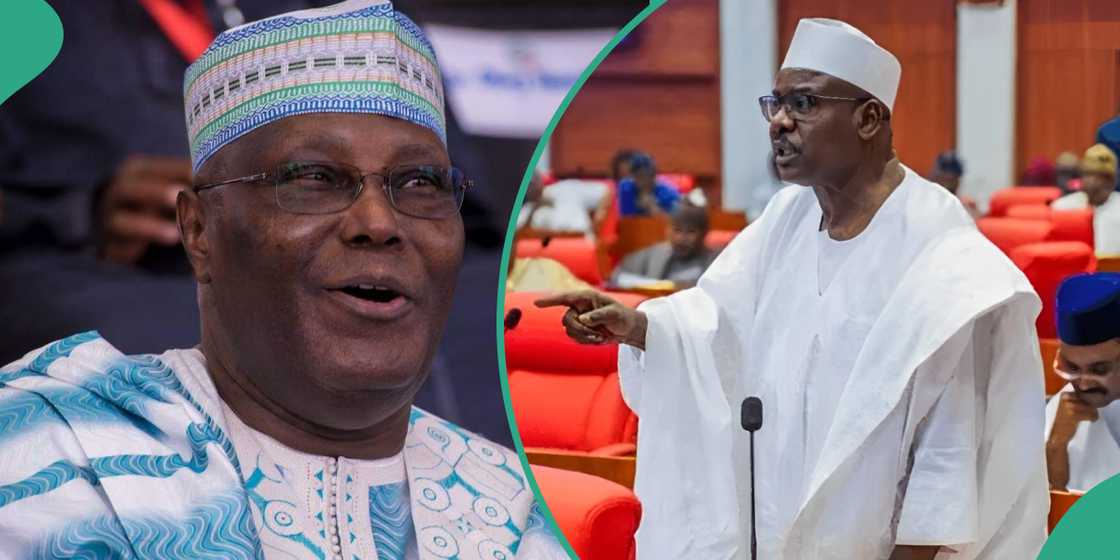 Atiku blasts Tinubu over Ndume's removal Atiku blasts Tinubu over Ndume's removal
