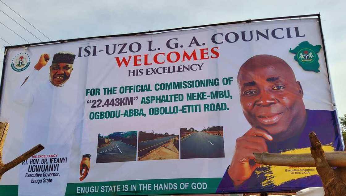 Gov Ugwuanyi inaugurates 22.443km Neke-Mbu-Ogbodu Abba-Obollo Etiti road