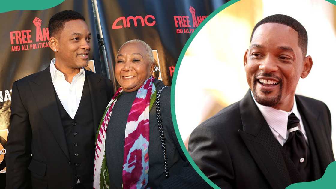 Will Smith and his mother attending the "Free Angela and All Political Prisoners" Premiere and the actor attending the 94th Annual Academy Awards