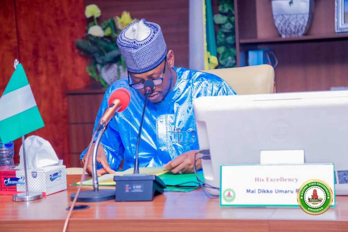 Gwamnan Katsina, Malam Dikko Radda. Gwamnan Katsina, Malam Dikko Radda.